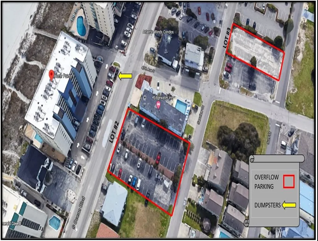 3 parking lots