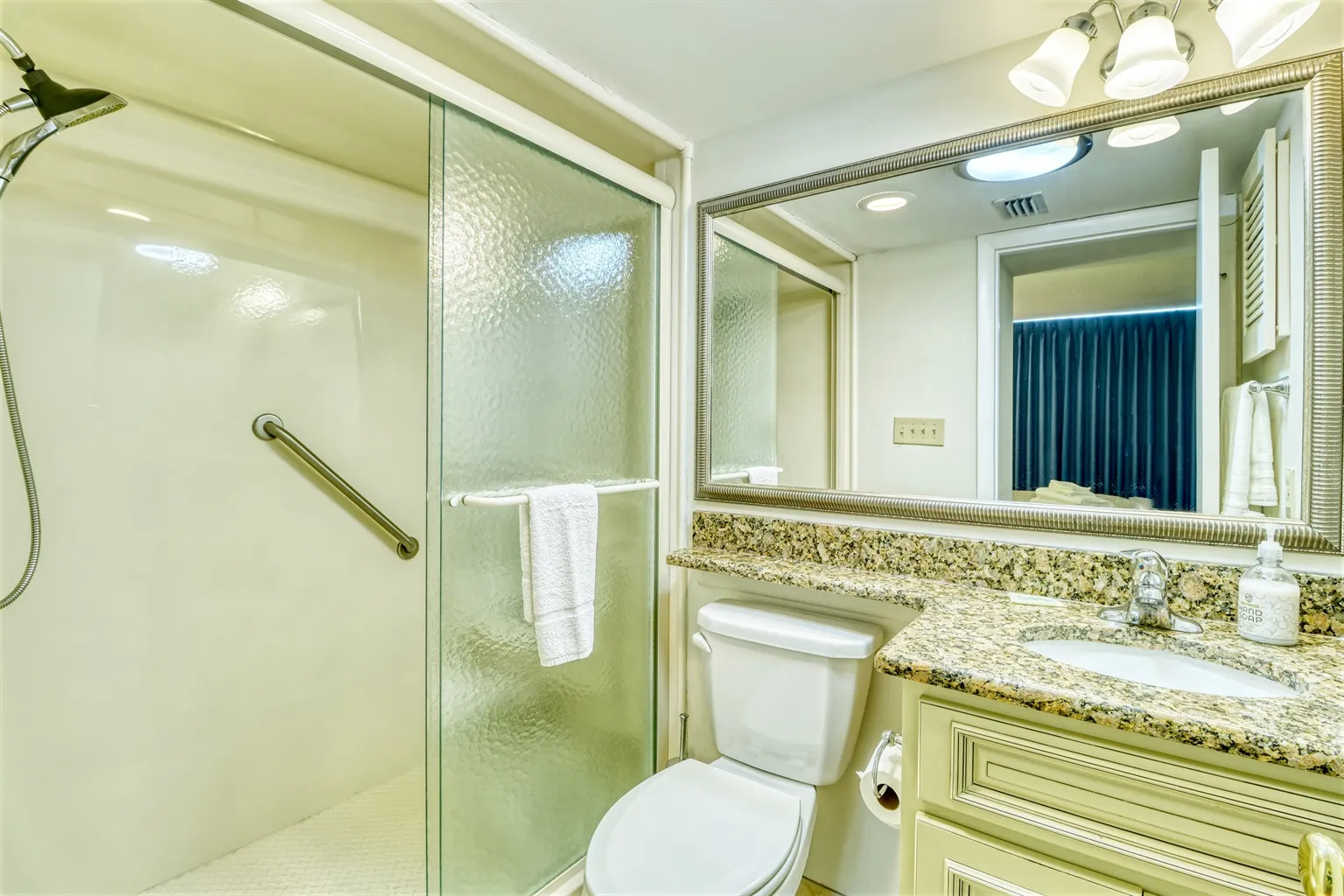 Master shower