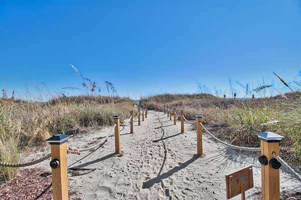 2 beach walk ways