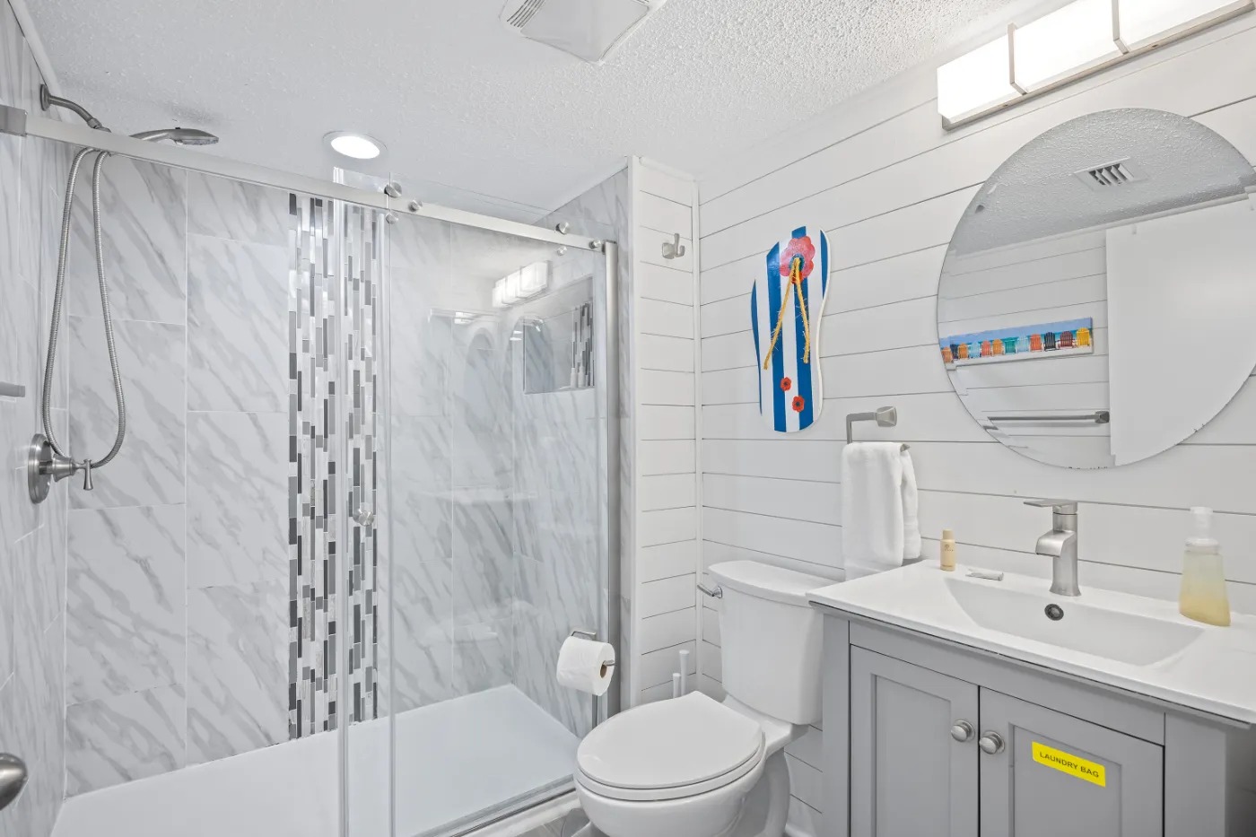 Master shower
